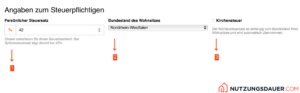 Afa Rechner Immobilien Angaben Steuer